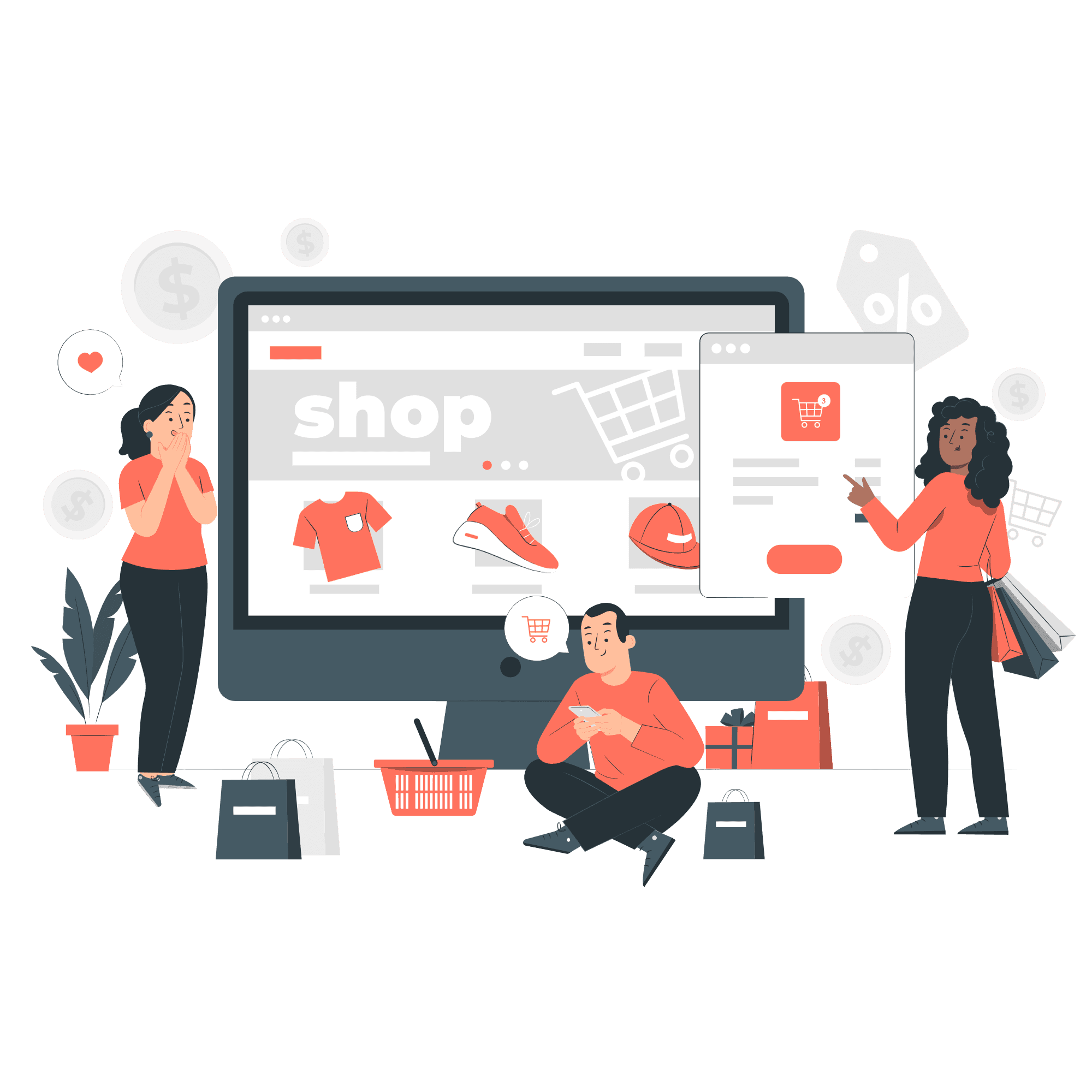 E-commerce illustration